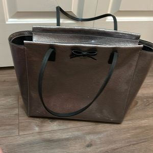Kate Spade New York Glittery Tote Gunmetal